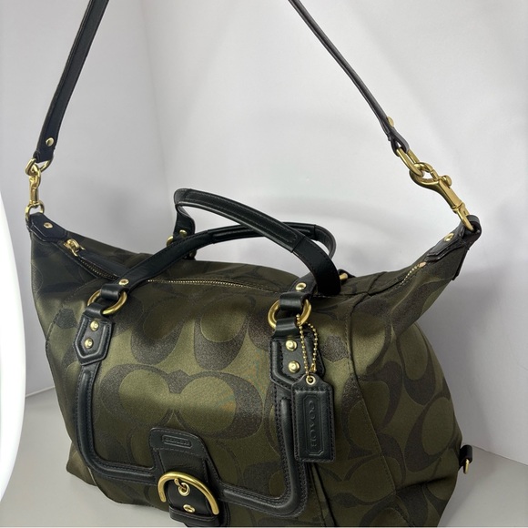 Coach Olive Green Signature Bag - Picture 7 of 16